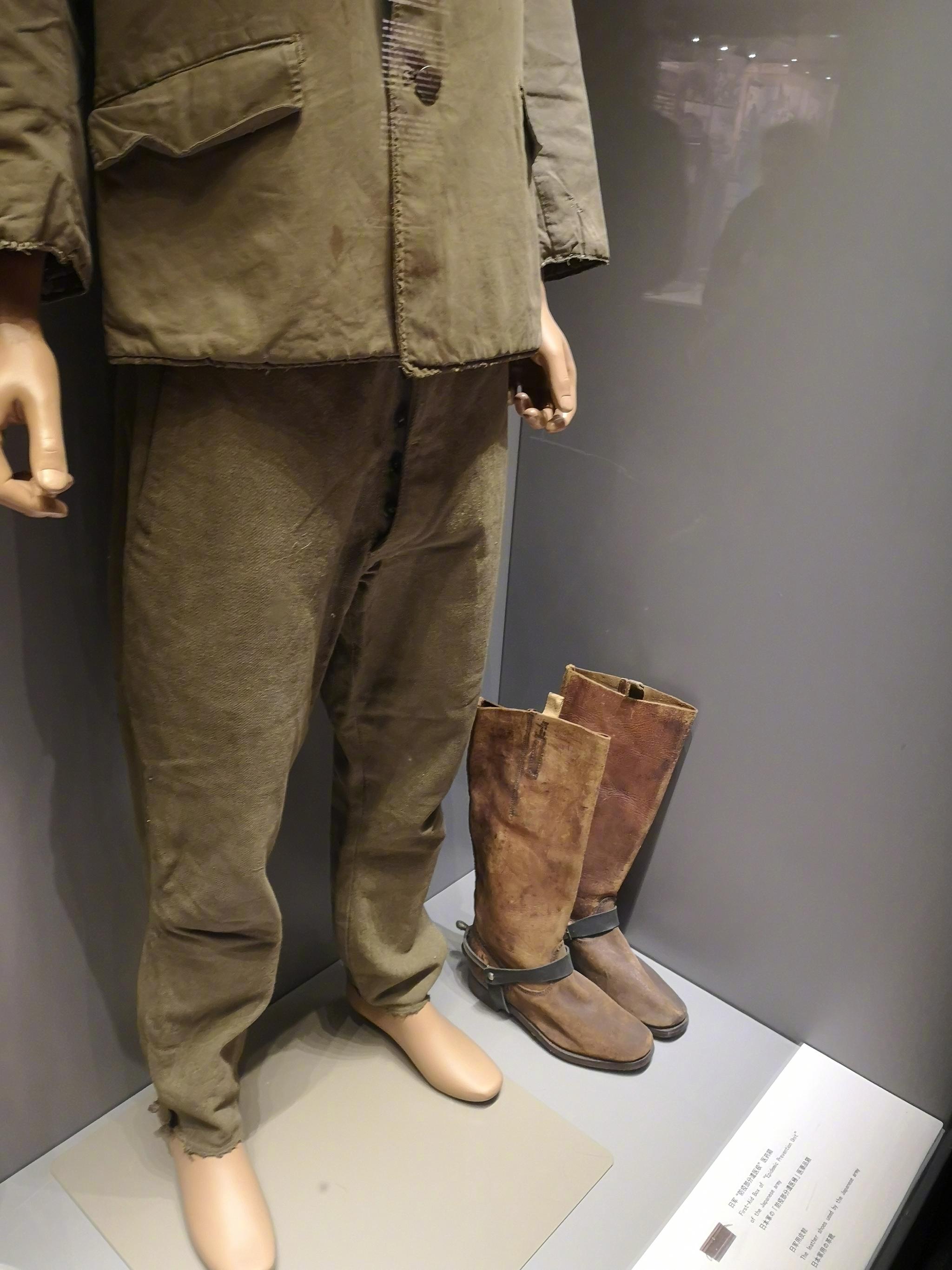 沈阳故宫博物院,918历史博物馆,日军的冬季棉大衣