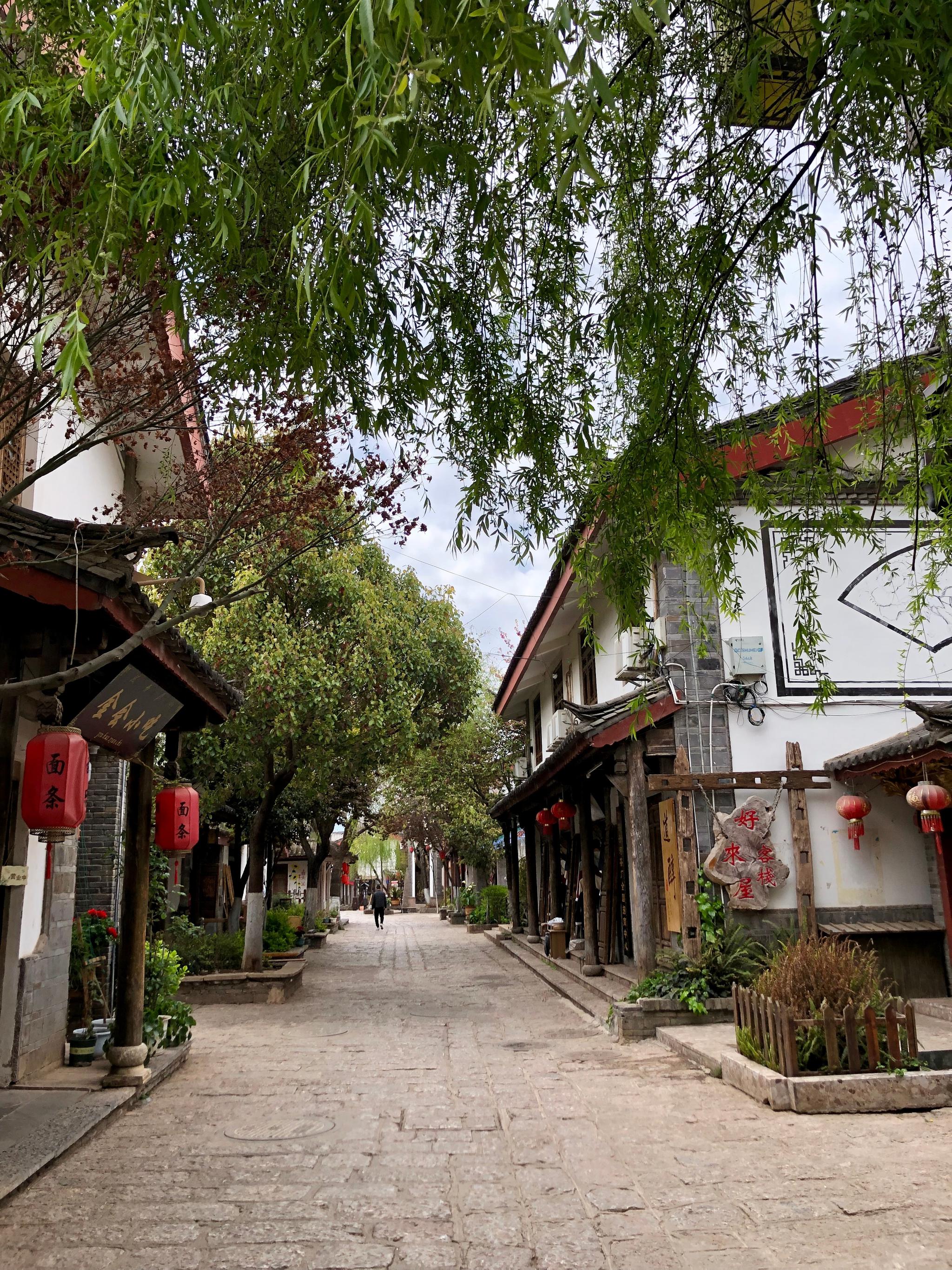 相比大研古城更喜欢安静的额束河古镇