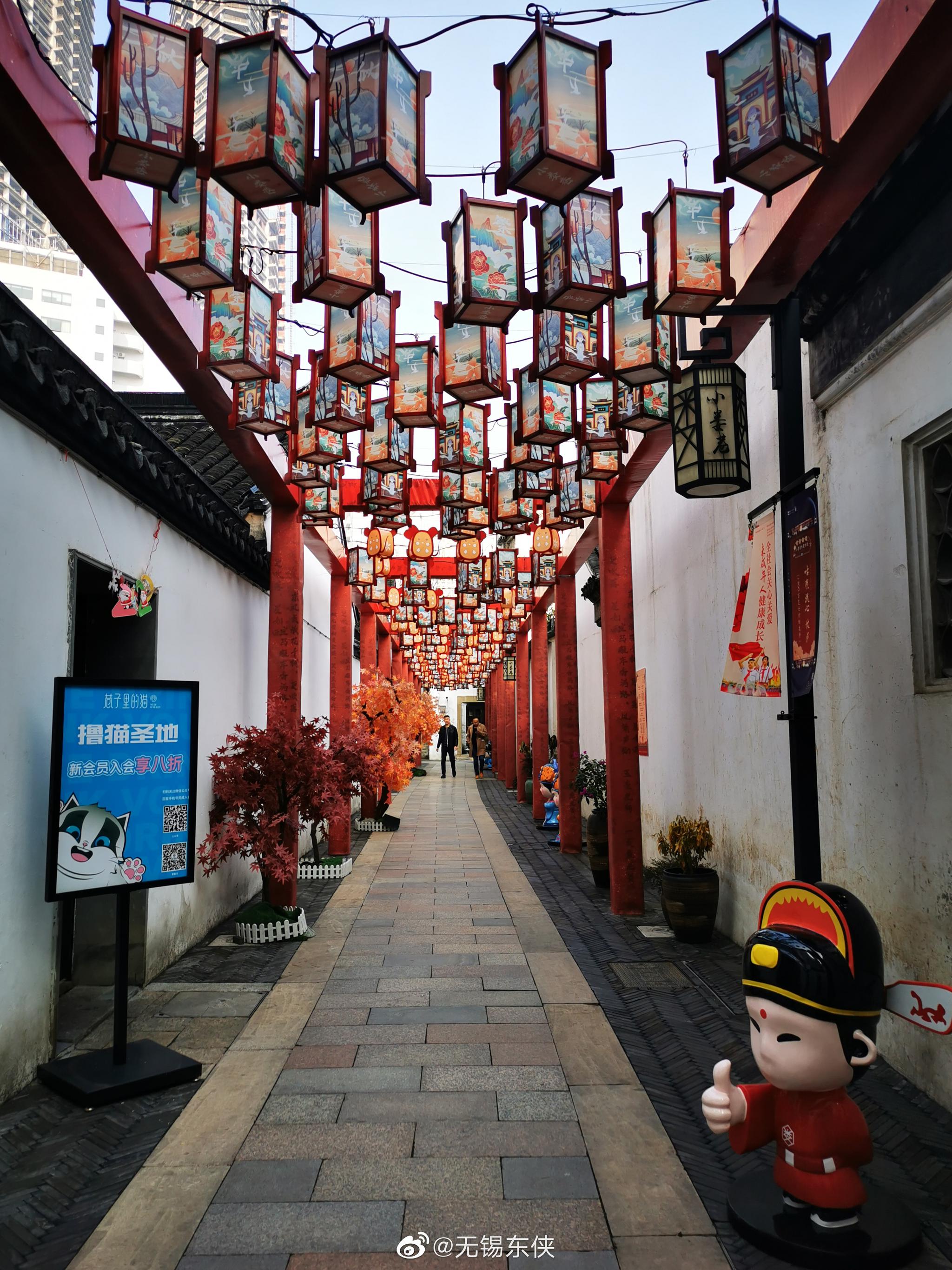 初冬的江南,离不开一条悠长又文艺的巷弄,不用远行