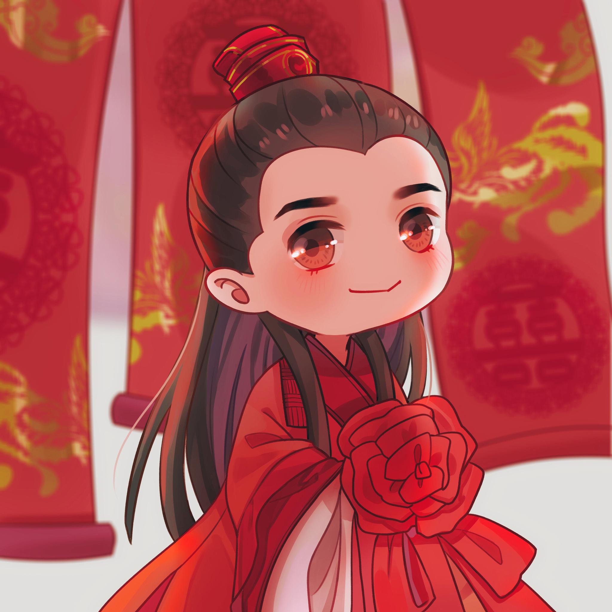 温文儒雅,眉清目秀,炒鸡可爱的临安小华佗许仙的q版手绘形象来了~感谢