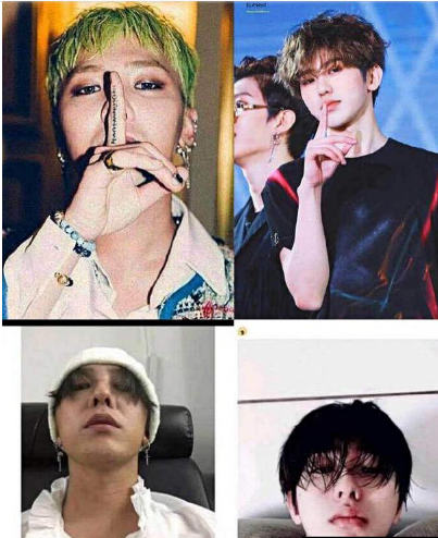 看了蔡徐坤和权志龙对比照之后明白为啥说他是中国权志龙了