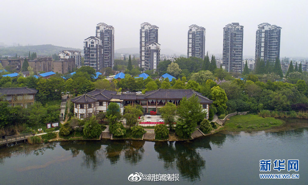 淮南市凤台县凤凰湖新区:新区昔日采煤沉陷区 如今城市新名片