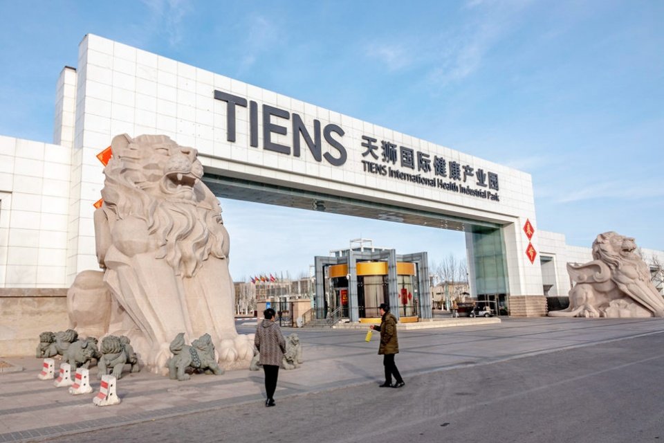 天津天狮集团:总部大门宽255米,据称是亚洲最大的企业大门!