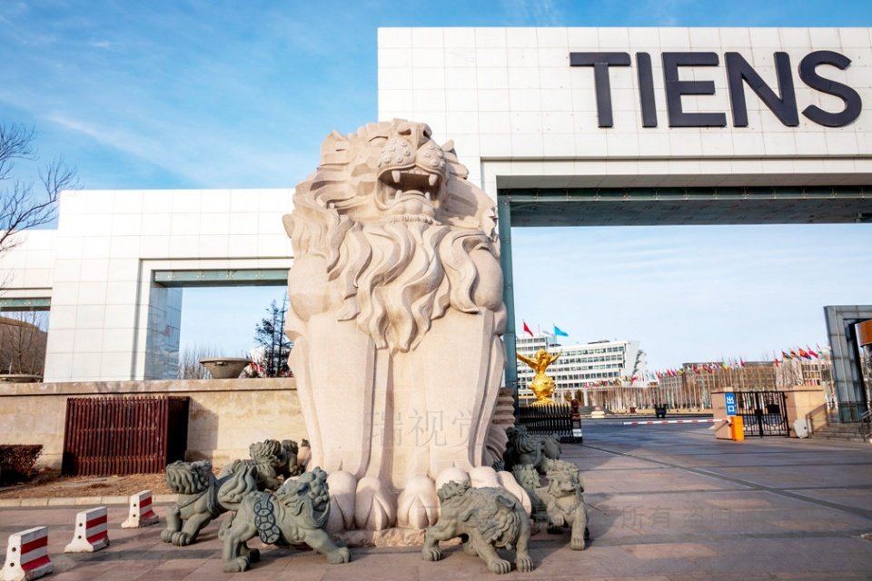 天津天狮集团:总部大门宽255米,据称是亚洲最大的企业大门!