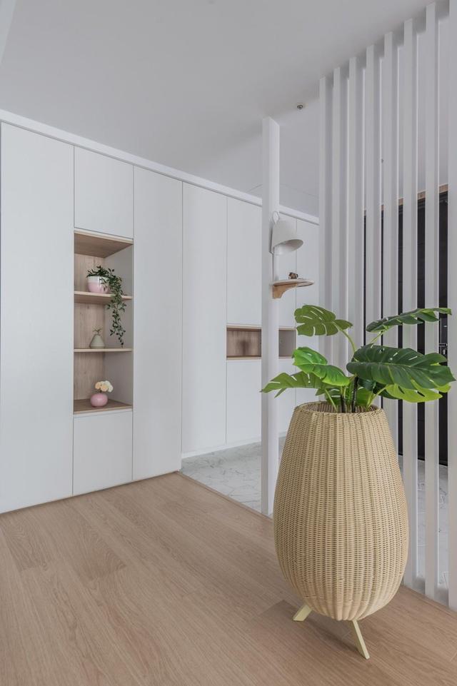 北欧风装修,玄关隔断设计好看实用,家里就照着这么装