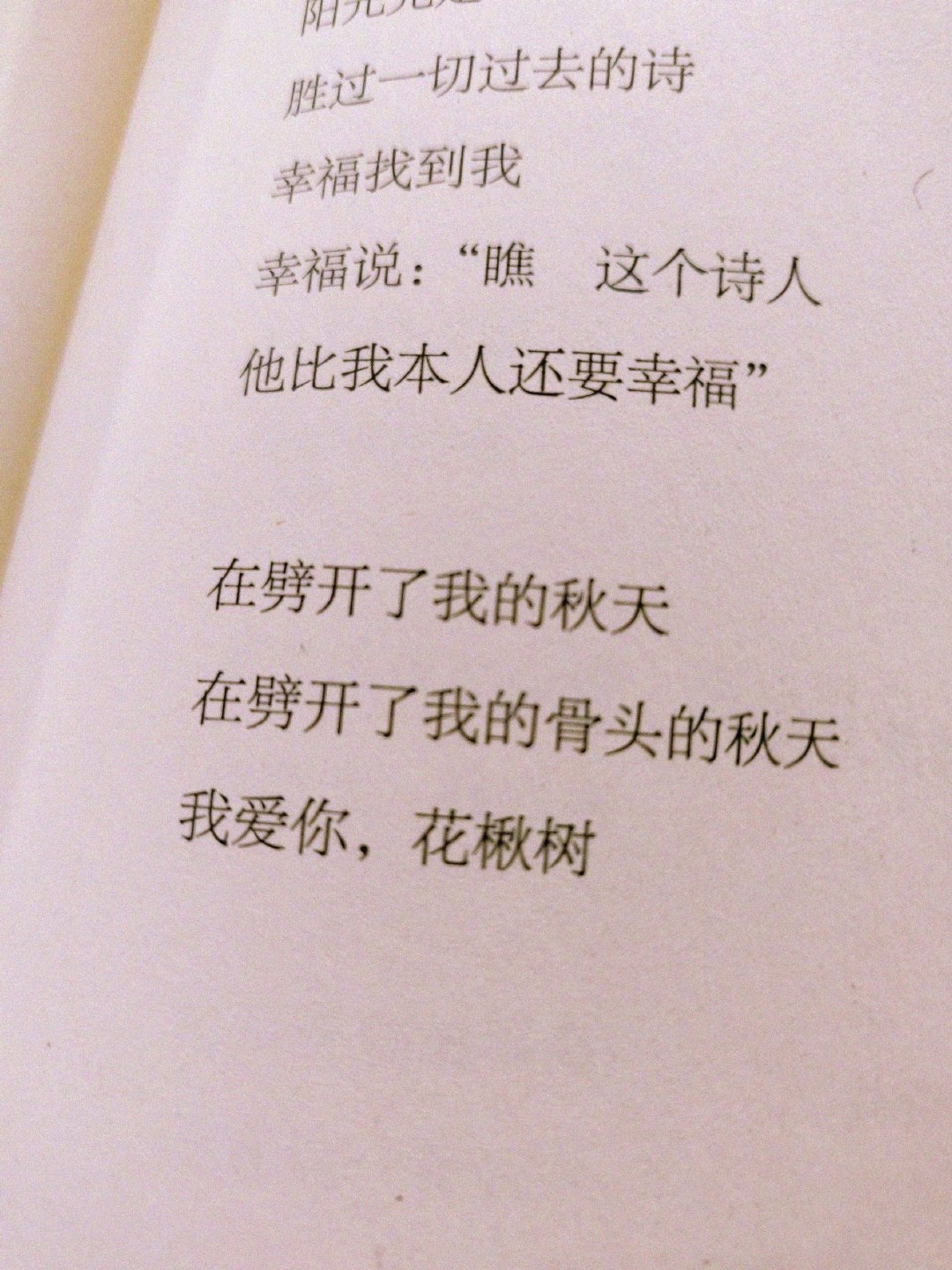 在没有下雨的下午,读海子的诗。