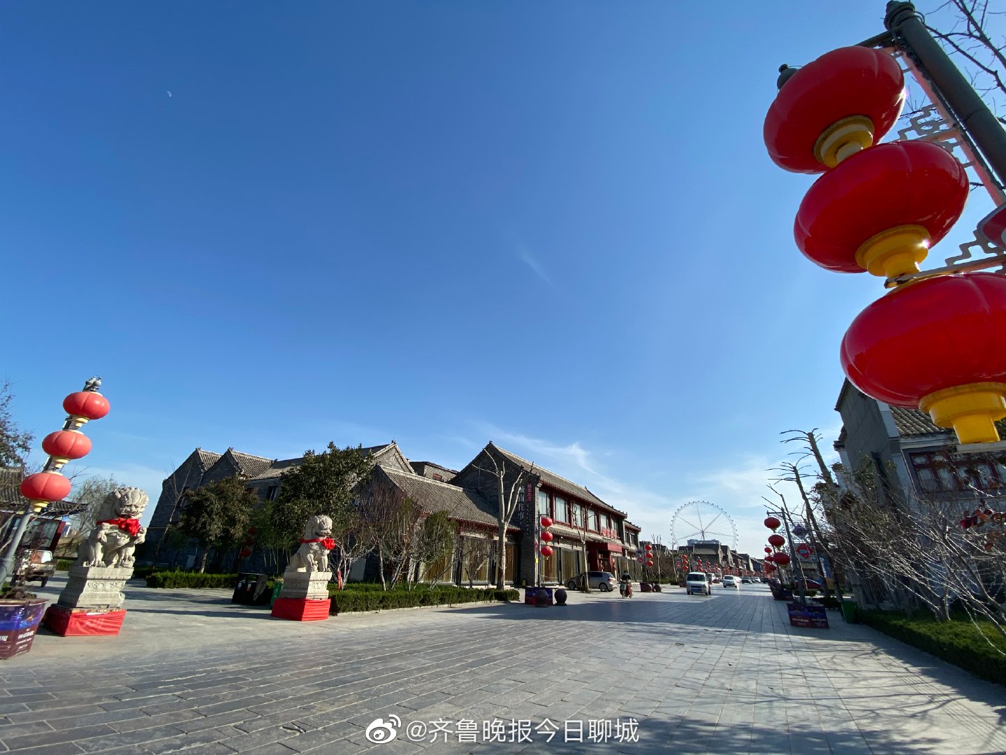 不能更赞啦这就是聊城的天水城的景