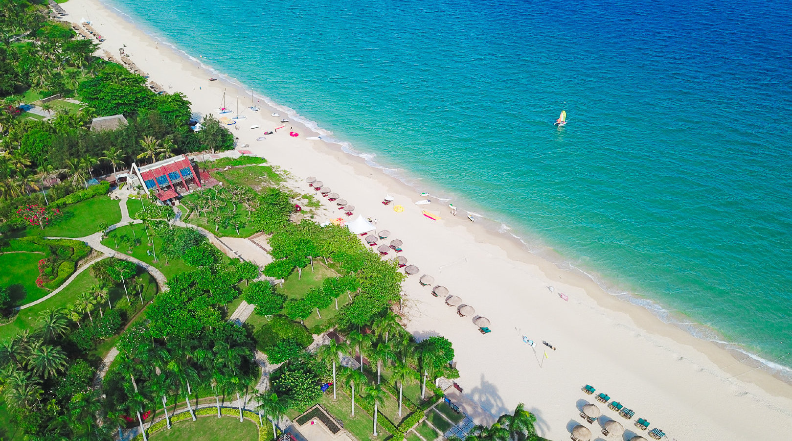 在三亚亚龙湾独享一片蔚蓝大海,今日入住三亚亚龙湾万豪酒店