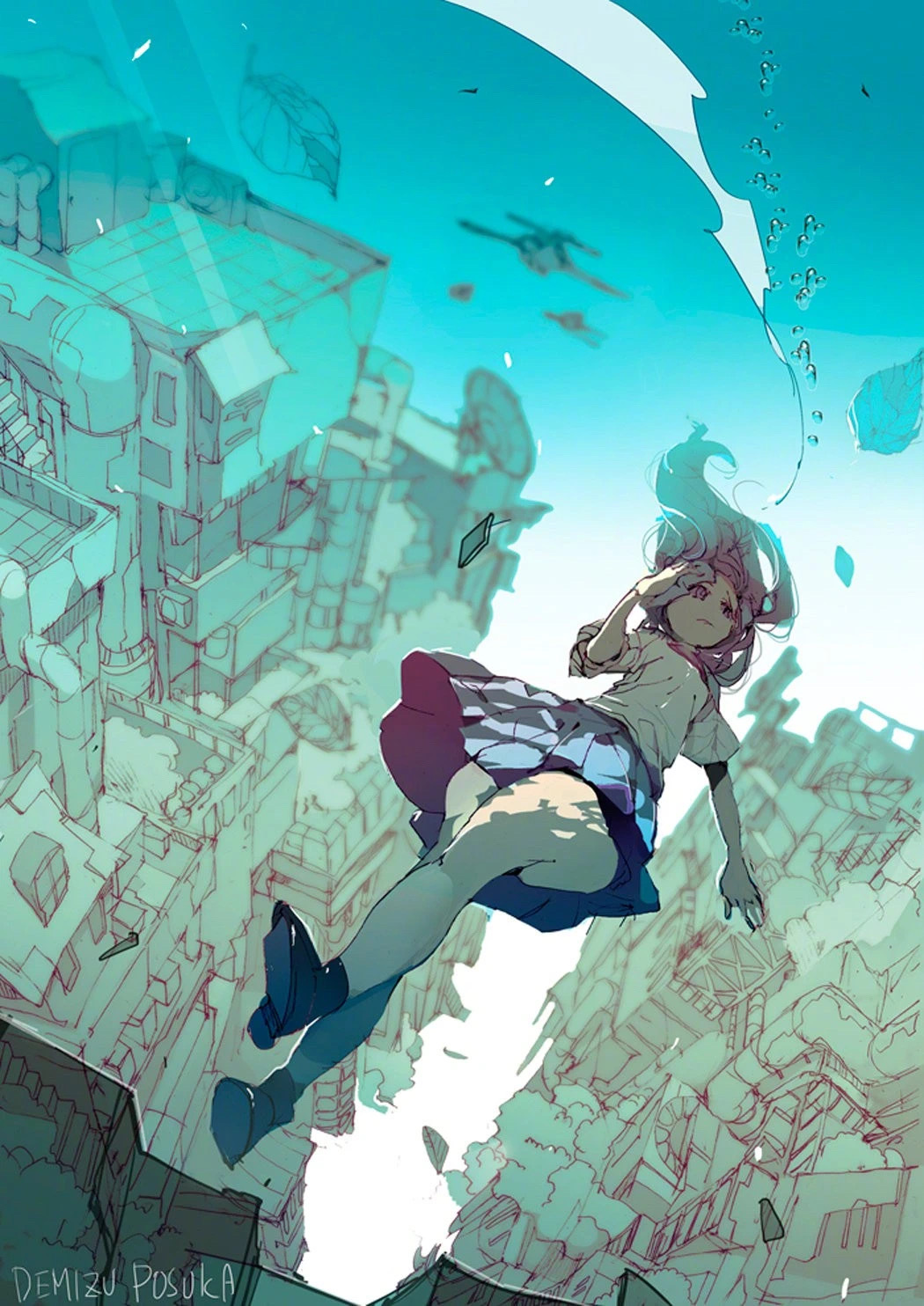 日本插画艺术家 demizu posuka 一组插画艺术