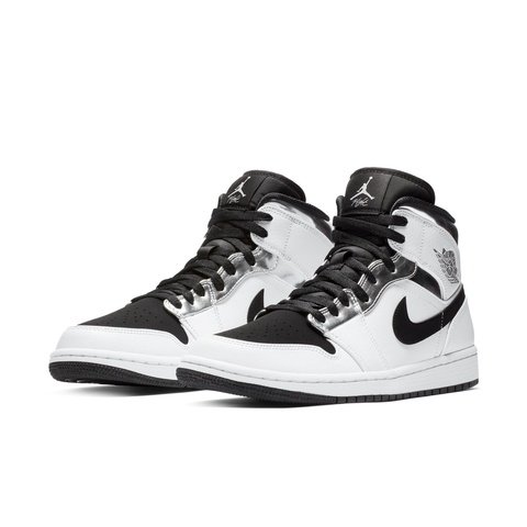 jordan 1 mid metallic silver