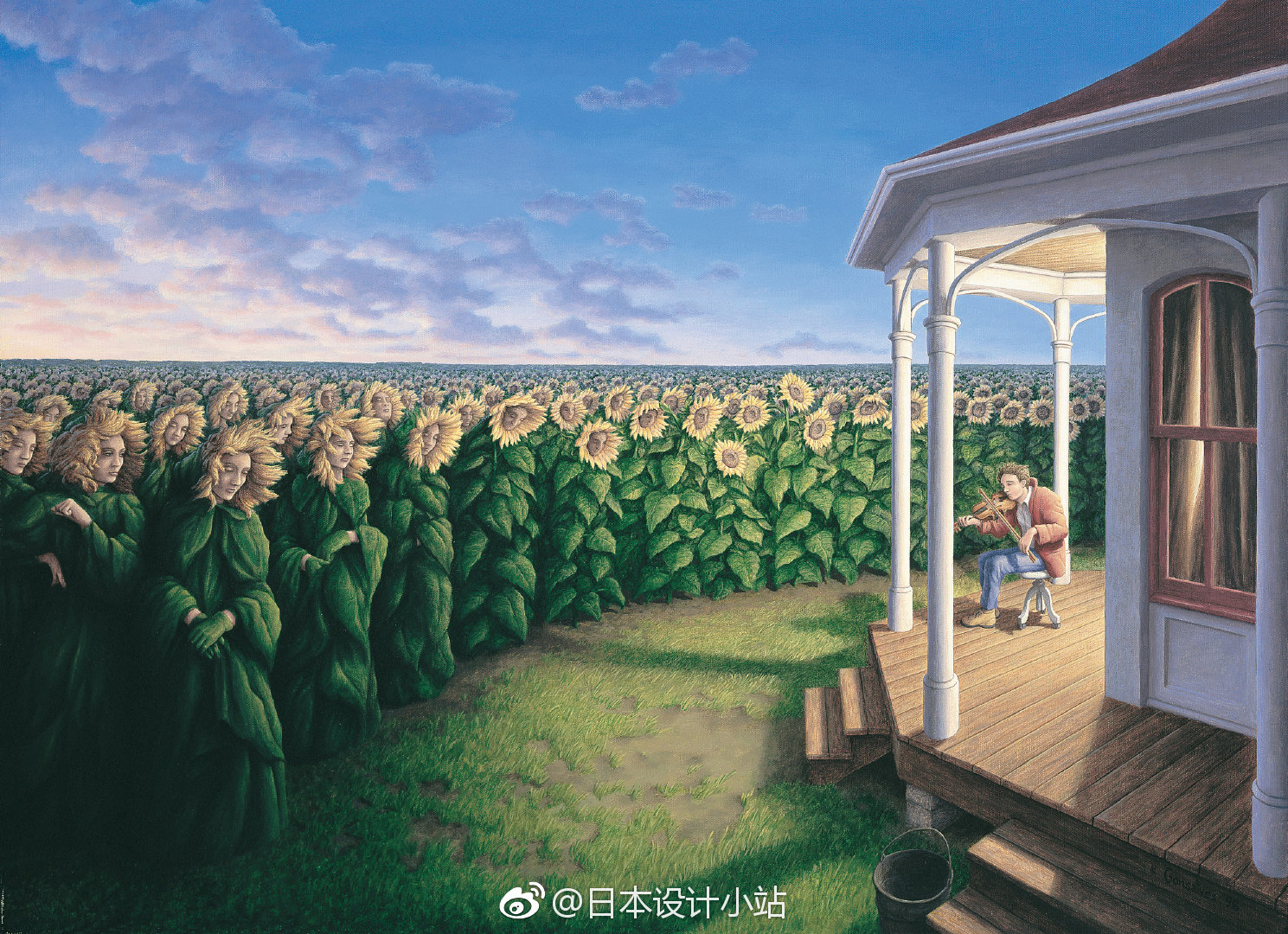 艺术家Rob Gonsalves的超现实主义作品,现实和梦境的转换。|梦境|艺术家|超现实主义_新浪新闻