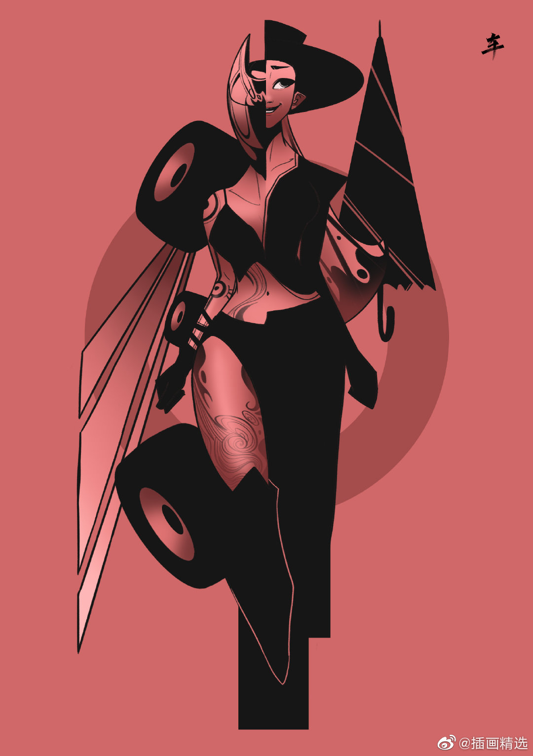 这次是想做九个女性反派角色