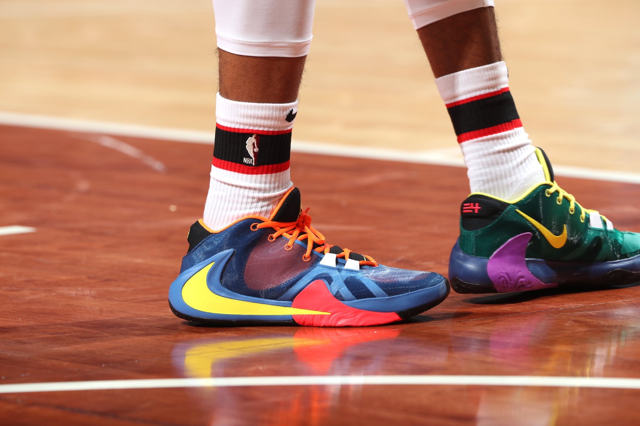 今日nba球员球鞋上脚精选_高清图集_新浪网