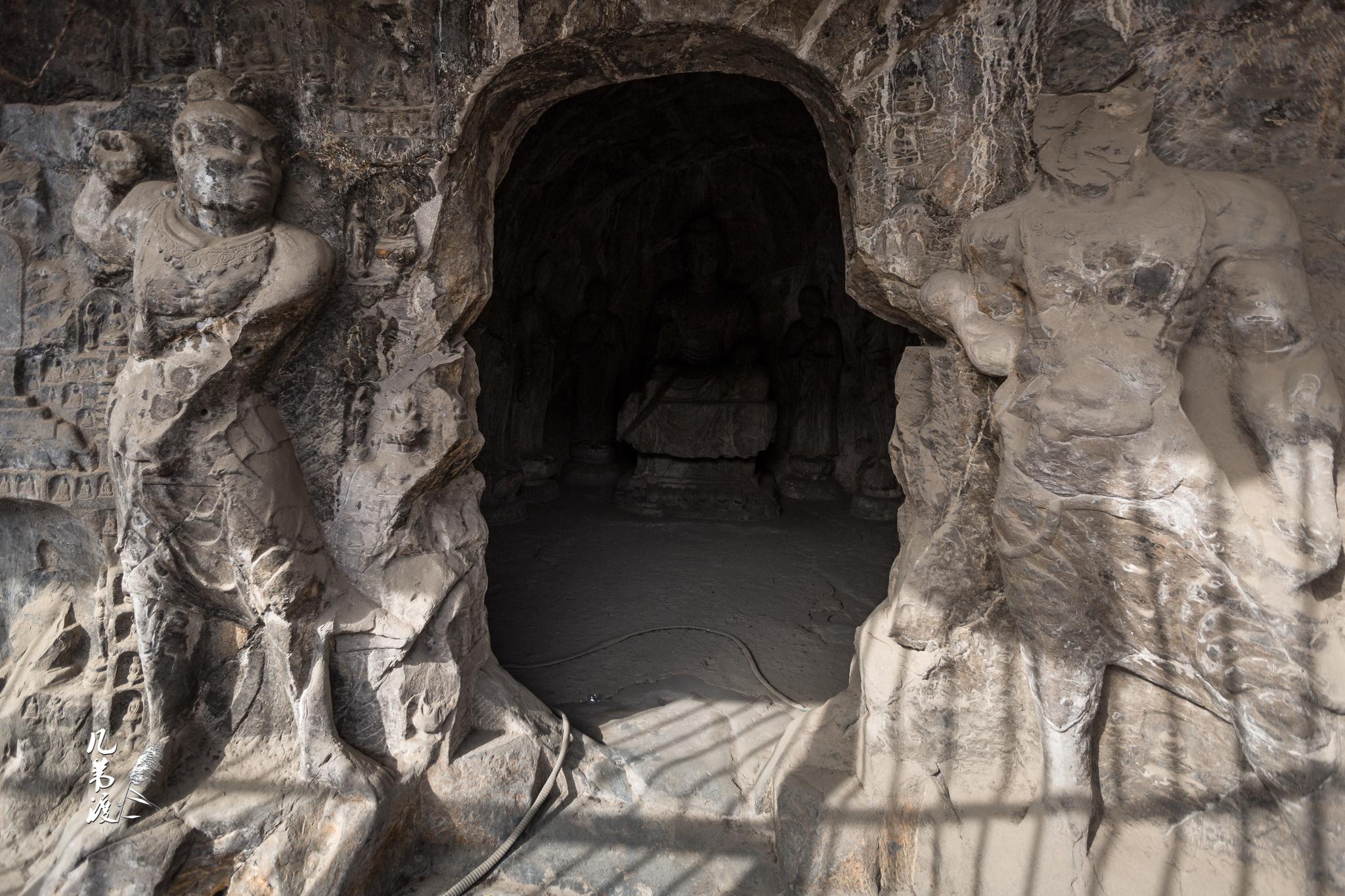 龙门石窟三20152第20窟潜溪寺陈抟十字卷碑第104窟宾阳北洞