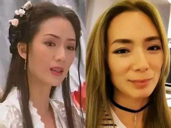 顺便说下白牡丹扮演者郭妃丽,她比郑秀珍还大3岁,她的长相跟俞飞鸿是