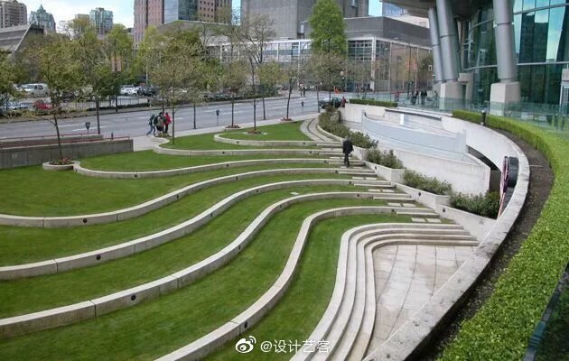 草坡造景,生动而轻松的视觉空间