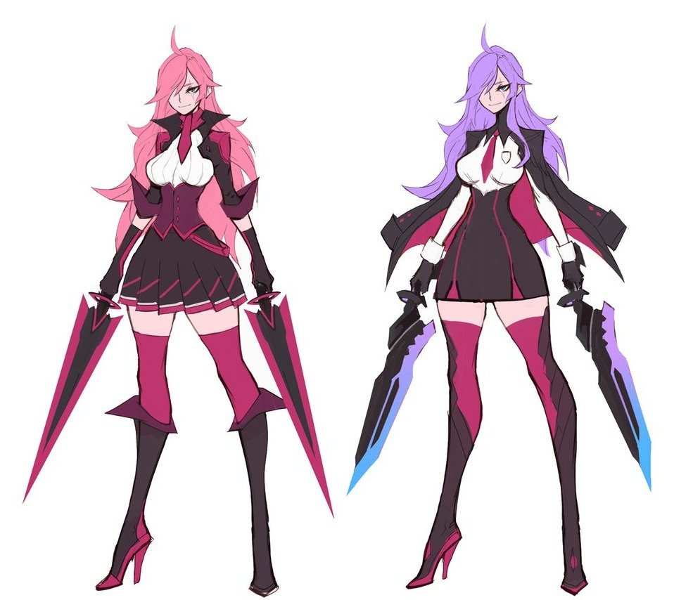 卡特琳娜战斗学院皮肤概念图学姐以后罩着我啊