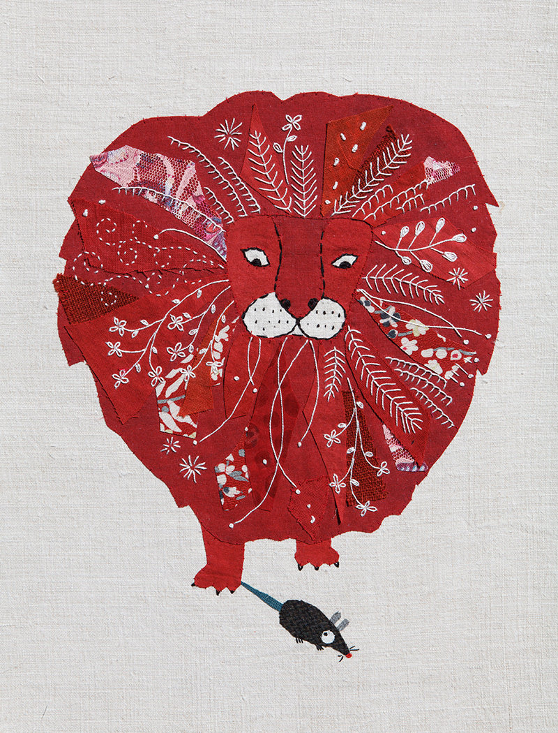 刺绣插画by:mika hirasa