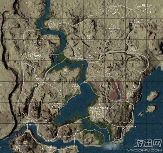 大神耗时3天改造《绝地求生》沙漠地图 绿洲,河流应有尽有!