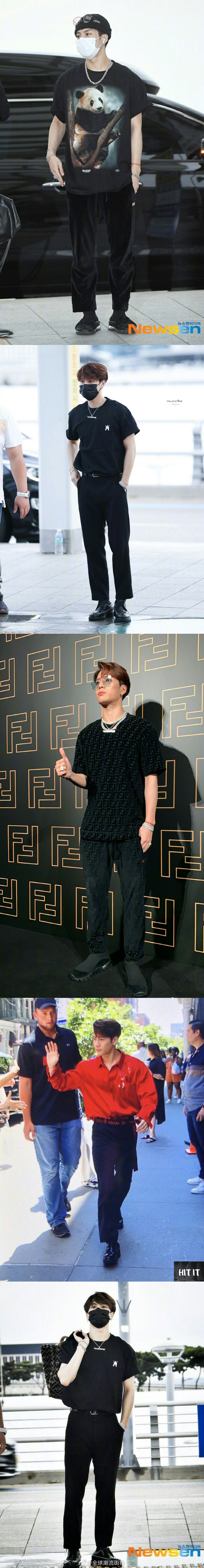 王嘉尔野气的fendi男孩