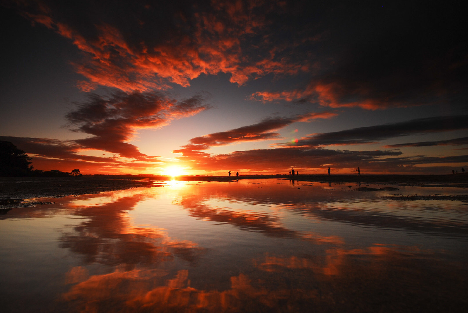 摄影师ben mulder的一组大作,布里斯班的落日余晖.:caters news