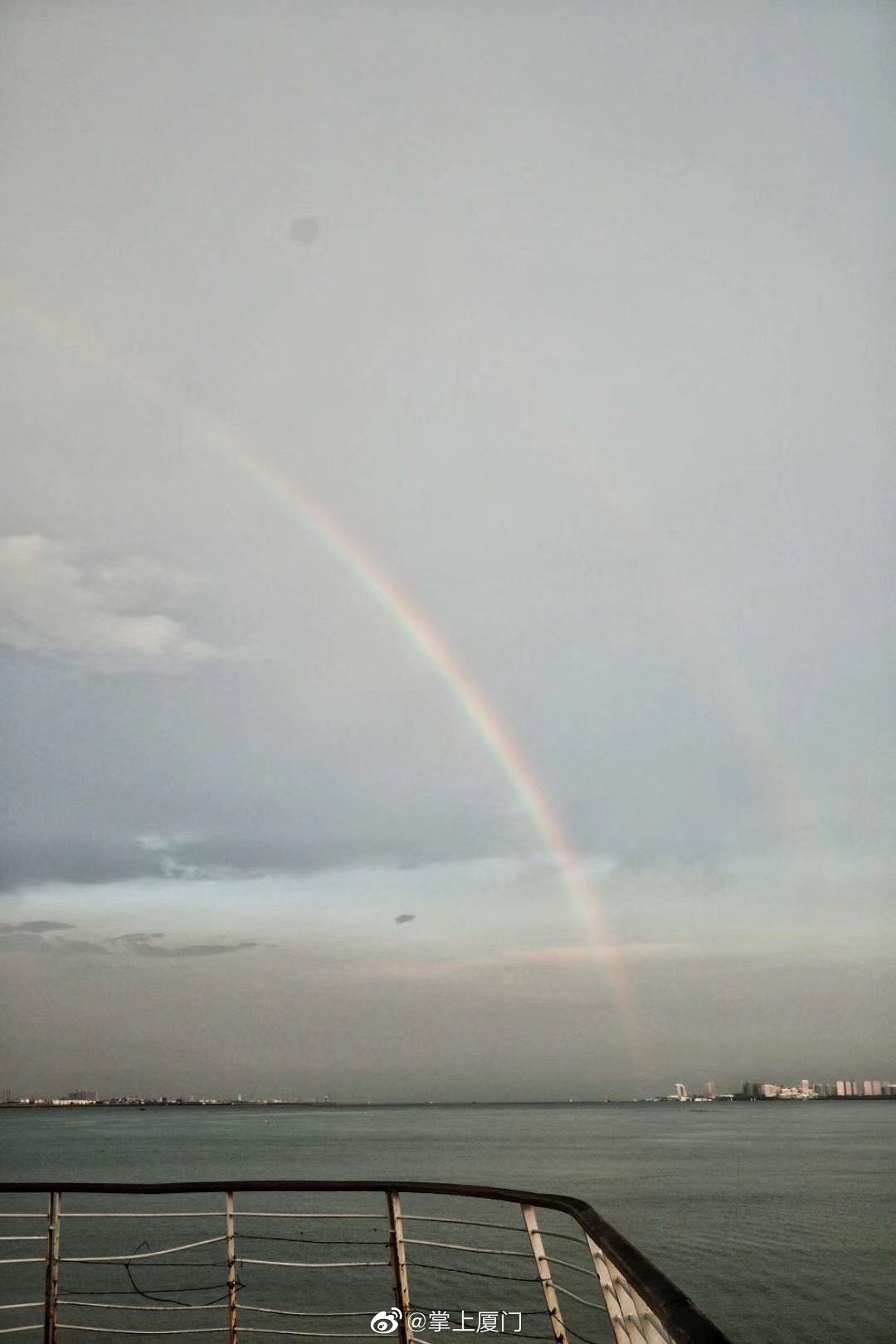 厦门雨后再再…现双彩虹🌈🌈你有看见吗?|雨后|彩虹|厦门_新浪新
