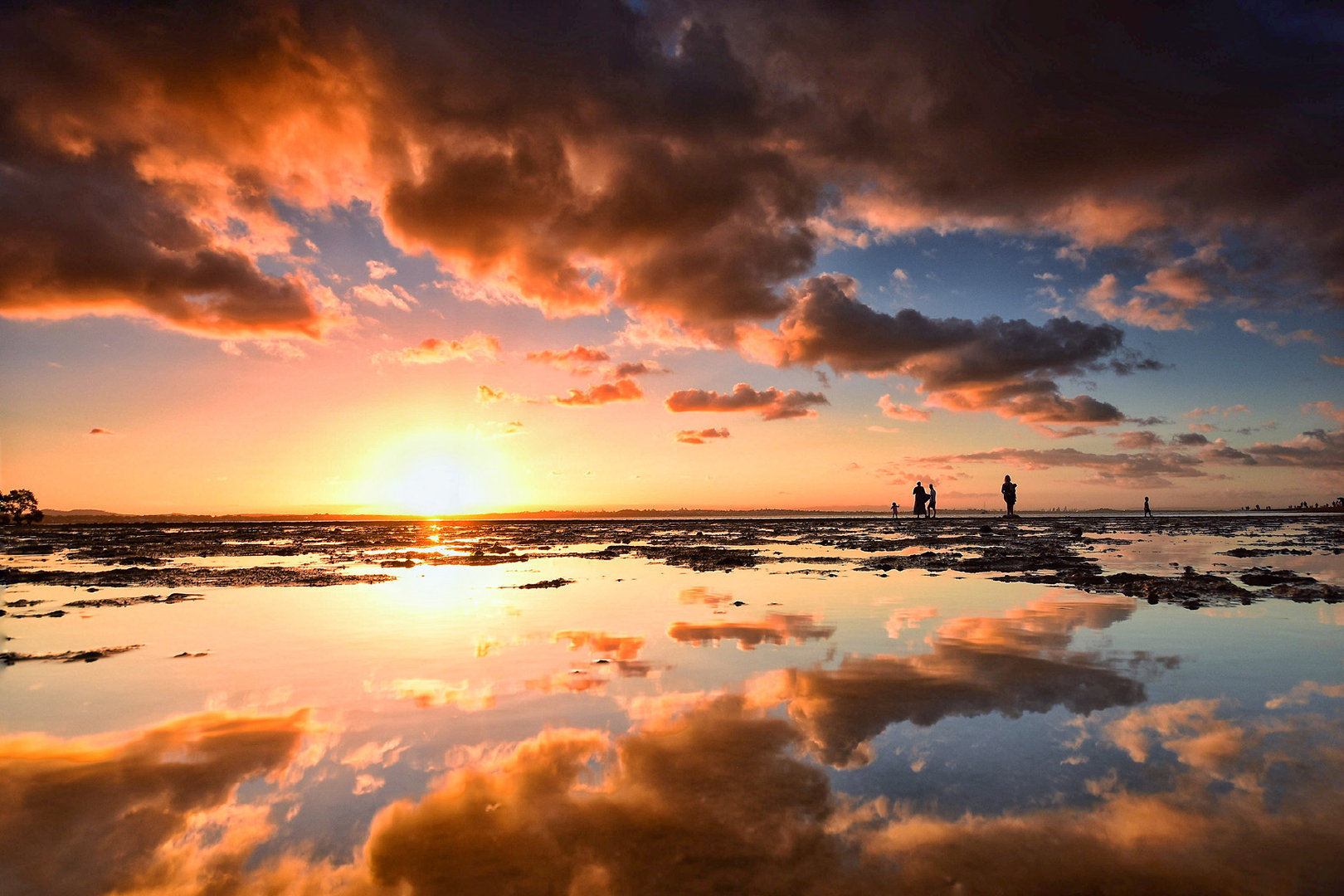 摄影师ben mulder的一组大作,布里斯班的落日余晖.:caters news