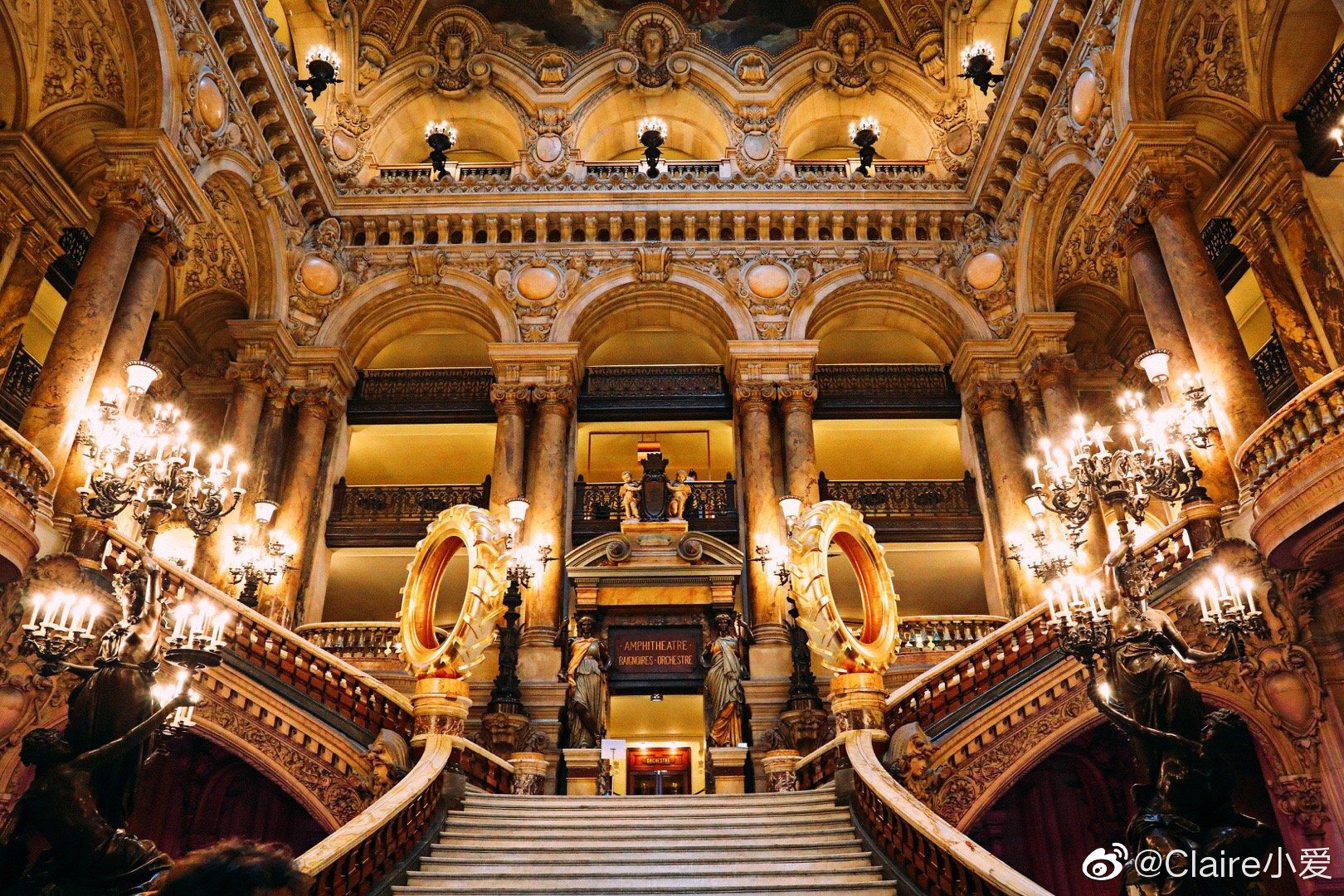 the palais garnier 巴黎歌剧院