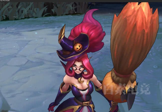 但今年10月份万圣节最新推出的魅惑女巫迦娜这款皮肤,却让很多玩家