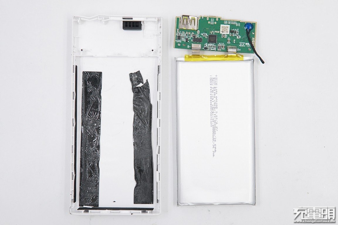 华为10000mah移动电源cp11qm拆解