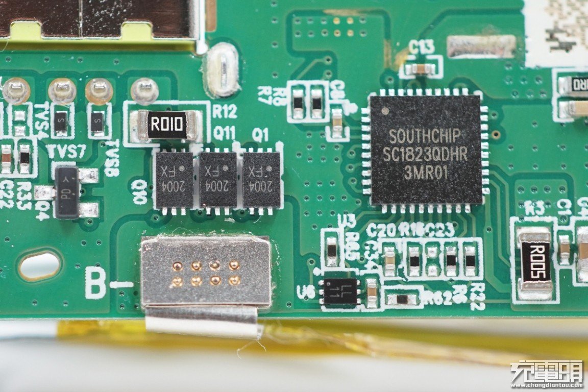 华为10000mah移动电源cp11qm拆解