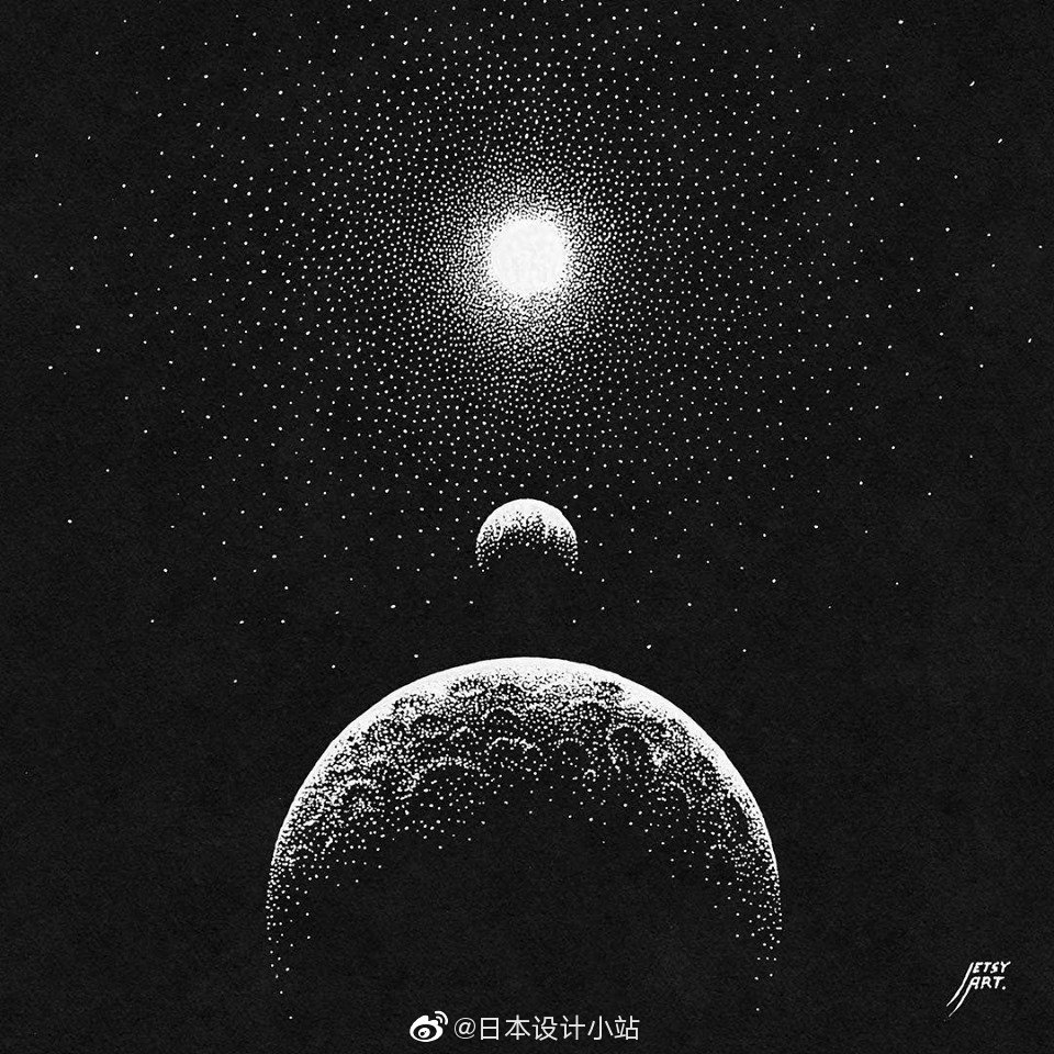 神秘的黑白宇宙.(by justin estcourt)