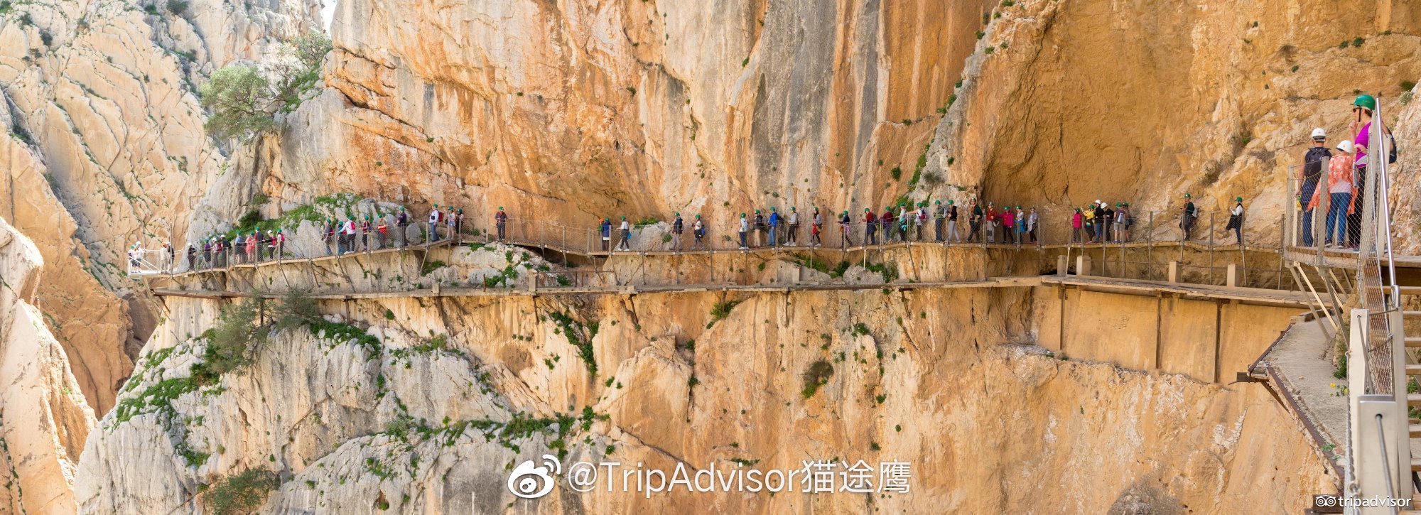 国王步道(el caminito del rey)因为100年前西班牙国王阿方索十三世