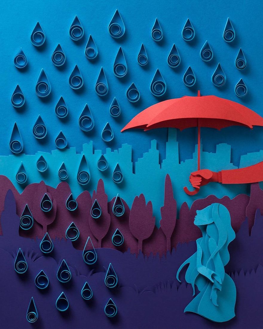 纸雕插图byjohneddevera