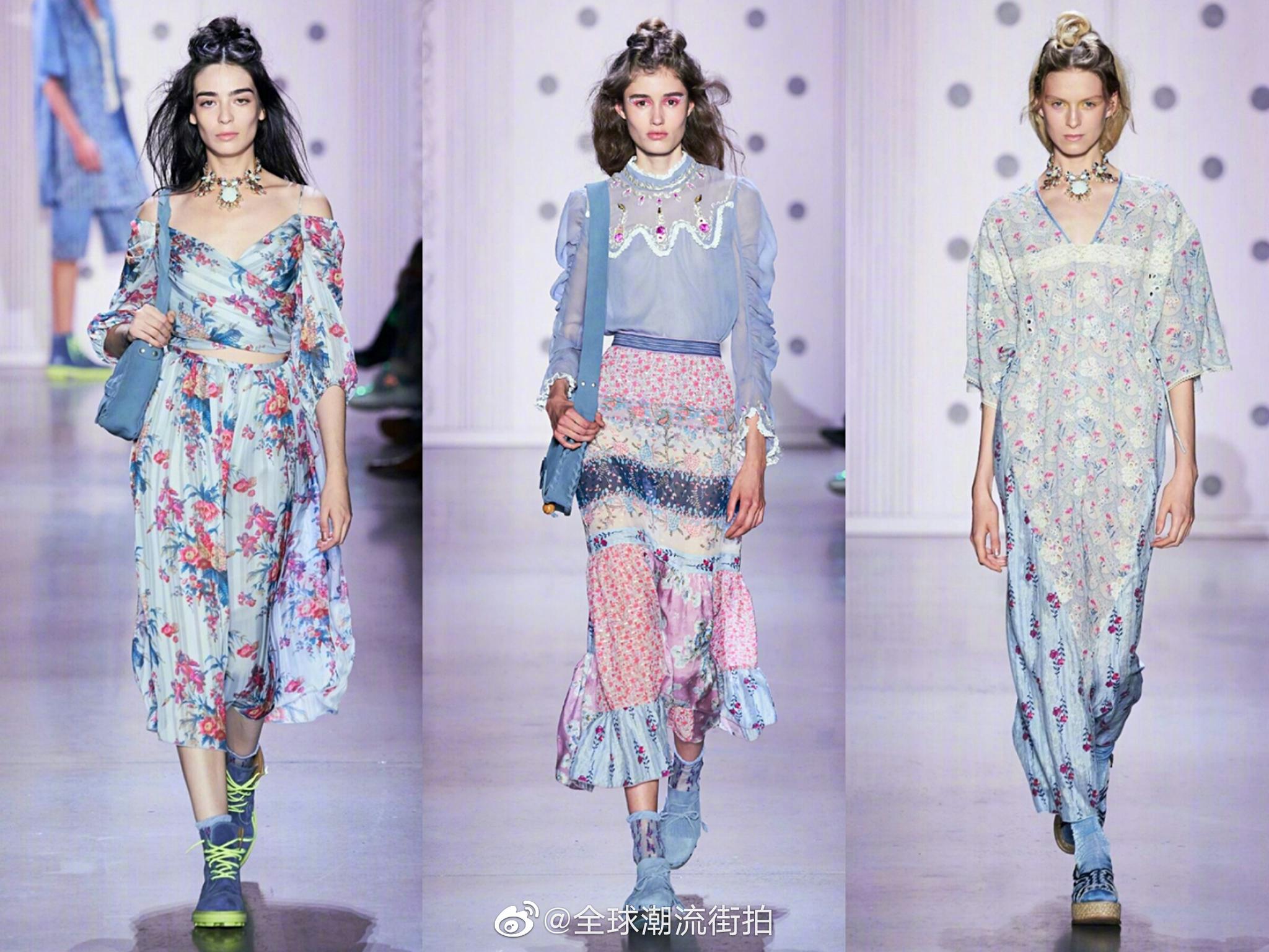 anna sui 2020春夏系列.忍不住沉迷其中的梦幻田园风