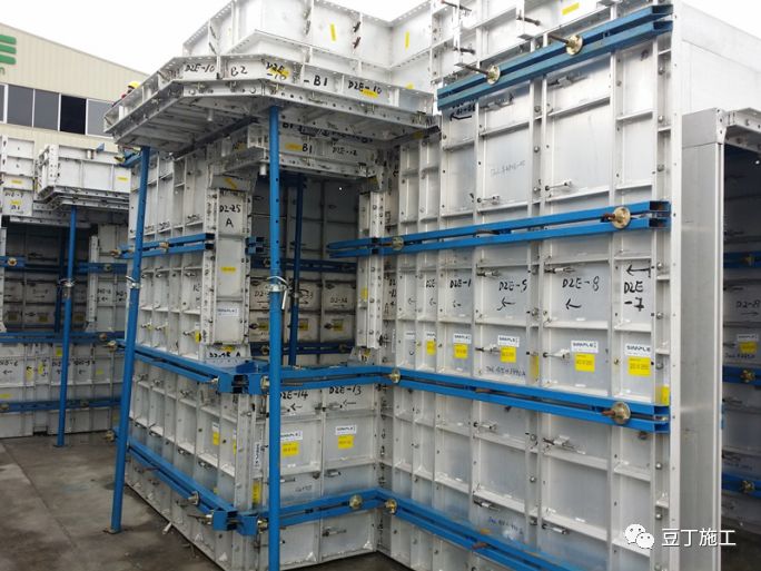 香港工程项目铝项目合金模板施工是啥样?全过程安装照片及拆模图|铝板