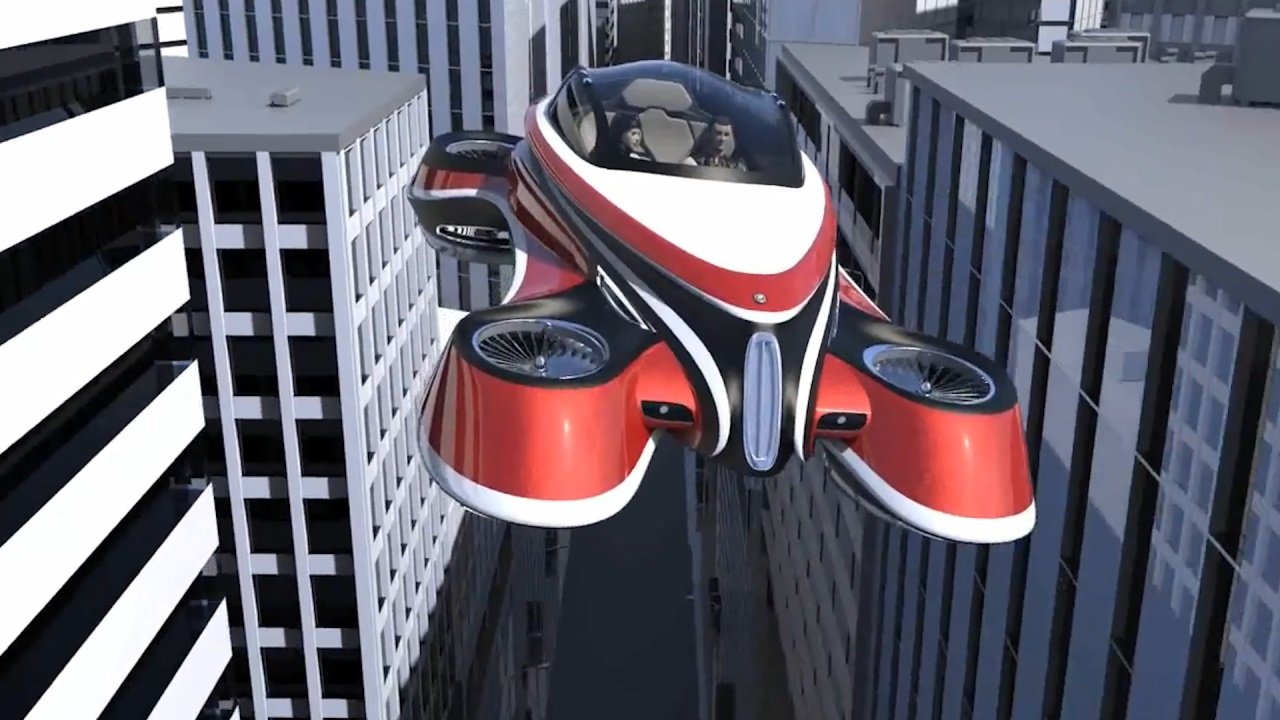 世界首款无轮汽车,时速550公里,遇堵车就上天,可以垂直起降