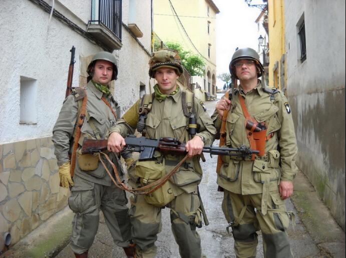 二战美军m42纯棉101空降师印象伞兵服|军服|美军|空降师_新浪新闻