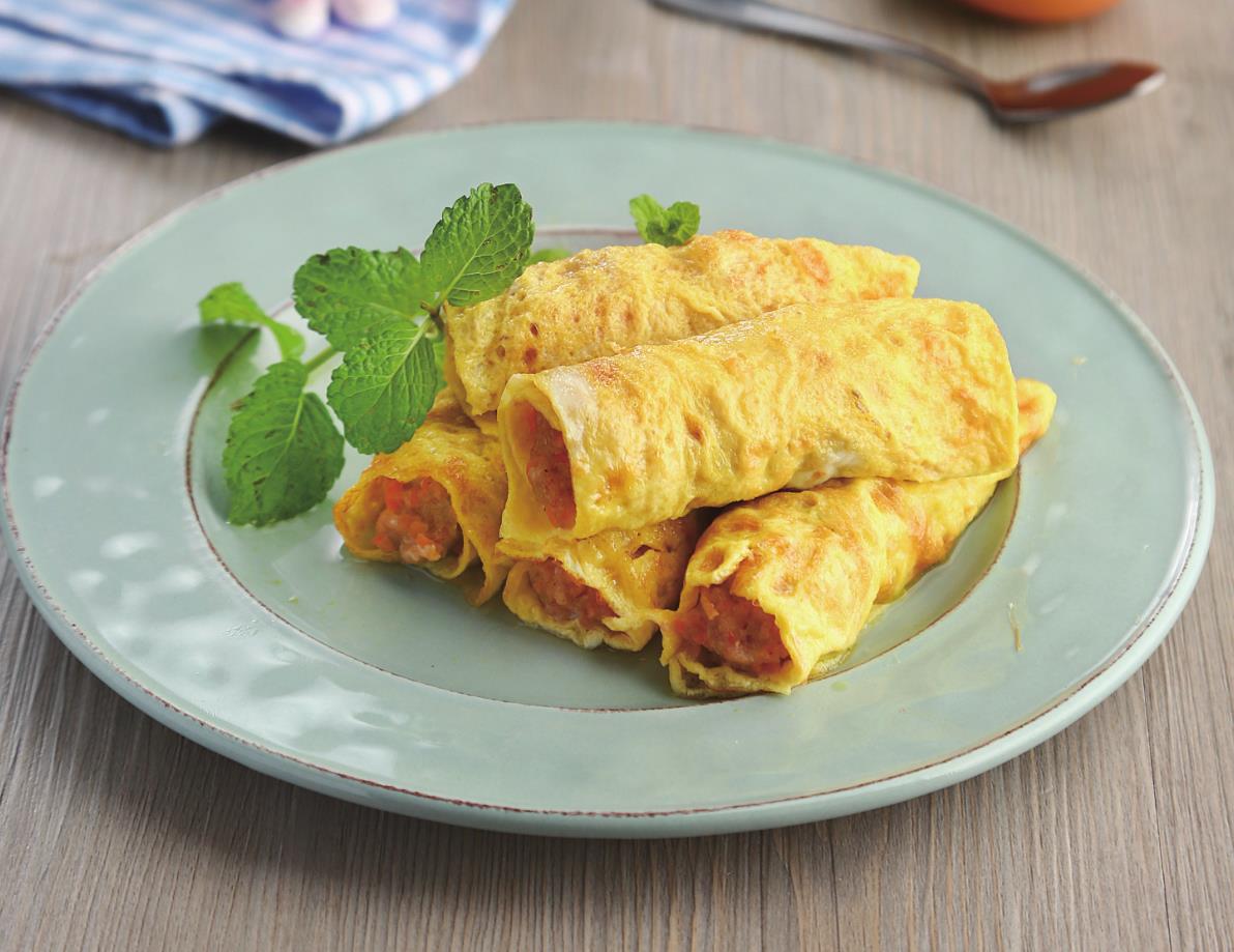 蛋卷这样做,鲜香软嫩,蒸一蒸就出锅,再挑食的孩子也爱吃