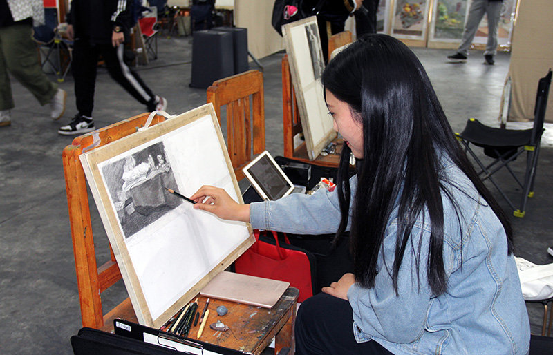 五一校园开放日,走进西安丹青易考,线上线下看画室