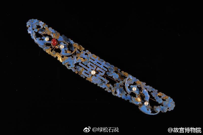 钿花,是插戴于钿子之上的簪花|头面|结子|插戴|故宫博物院|素胎_新浪新闻