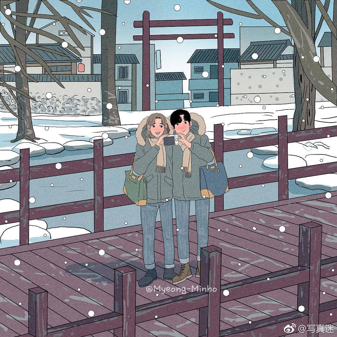 冬日美好爱情 | 韩国漫画家Myeong-Minho作品