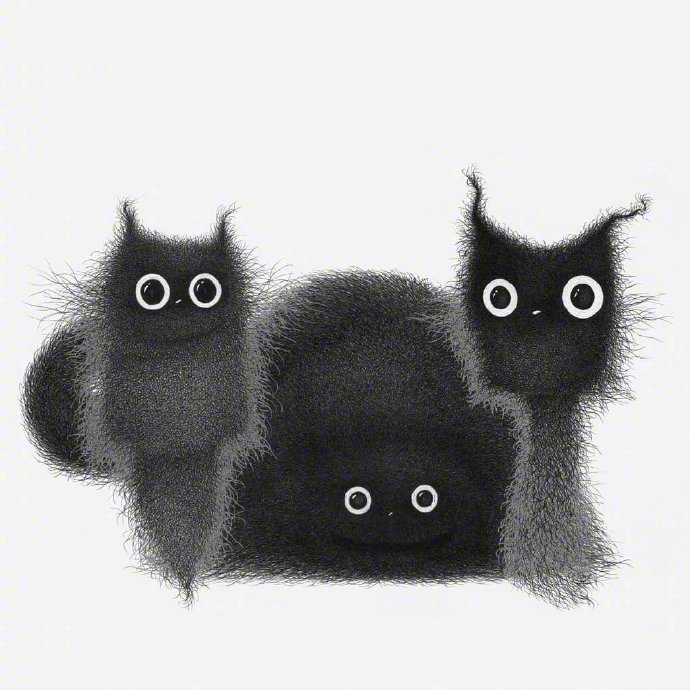 煤球儿 小煤球儿(.purr.in.ink)|煤球