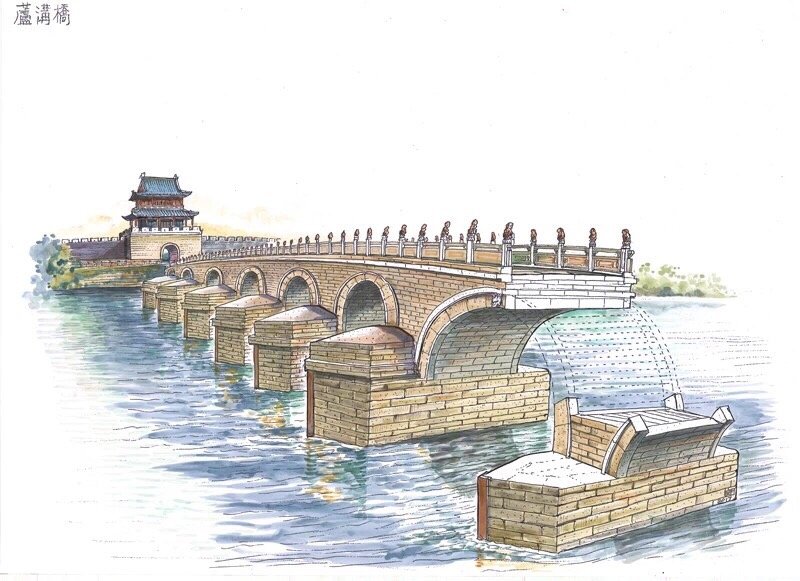 穿墙透壁——李乾朗古建筑手绘艺术|古建筑|李乾朗|艺术_新浪新闻