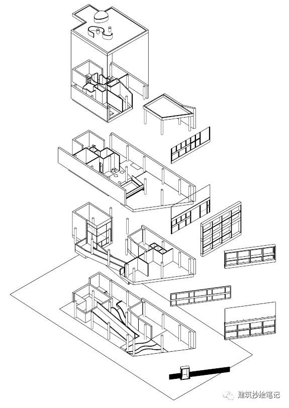 库鲁切特住宅解析_郑博精神的纯创造——勒·柯布西耶的建筑与绘画和