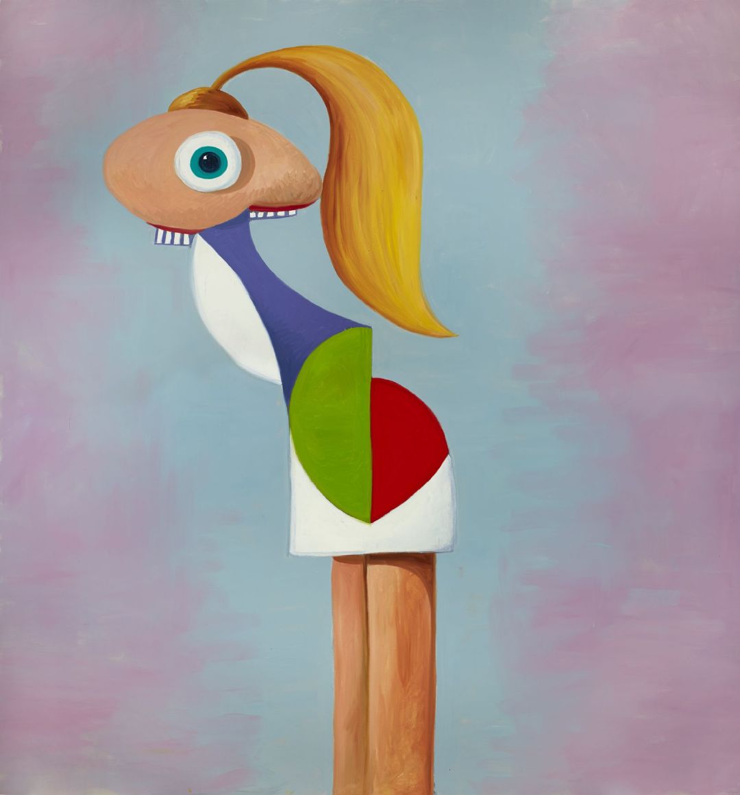 一半快乐,一半恐惧 —— 美国当代视觉艺术家george condo的肖像画