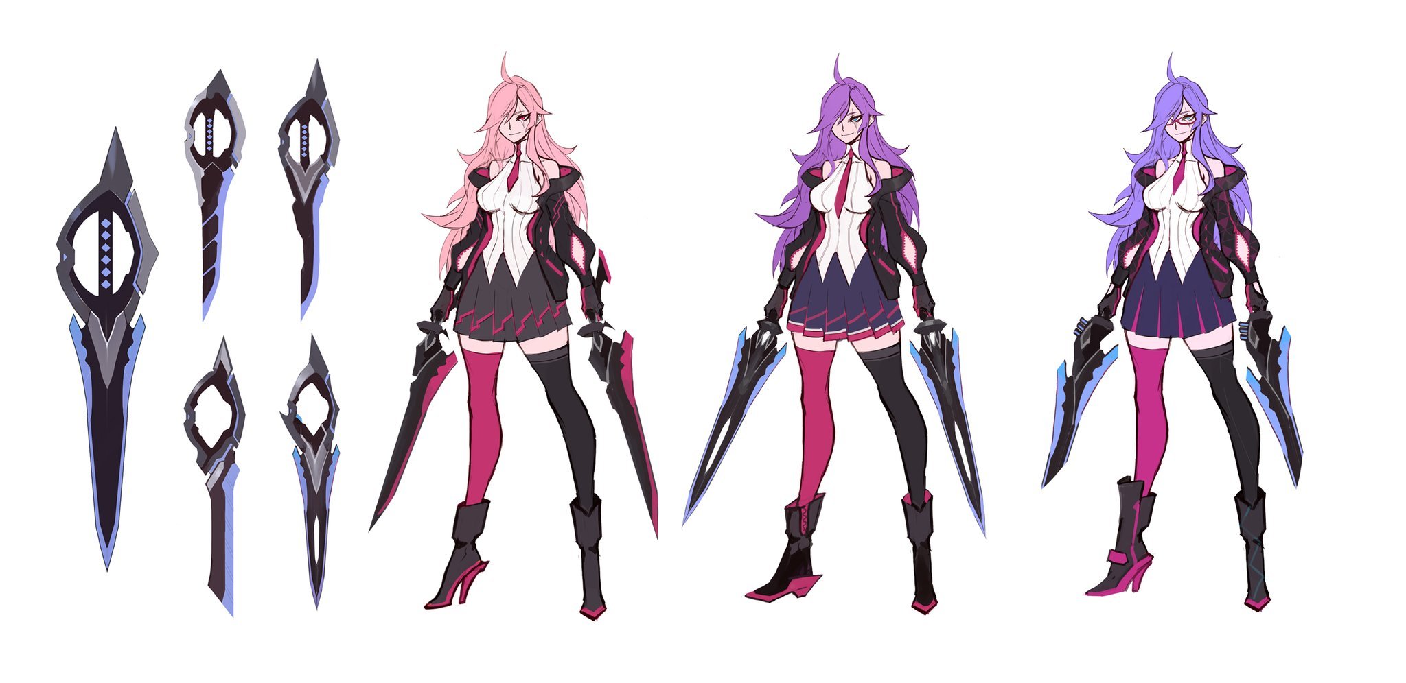 卡特琳娜战斗学院皮肤概念图学姐以后罩着我啊