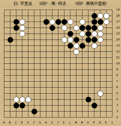 6月10日,围甲第八轮柯洁胜芈昱廷, 杨鼎新胜申旻埈,点击观看动图棋谱