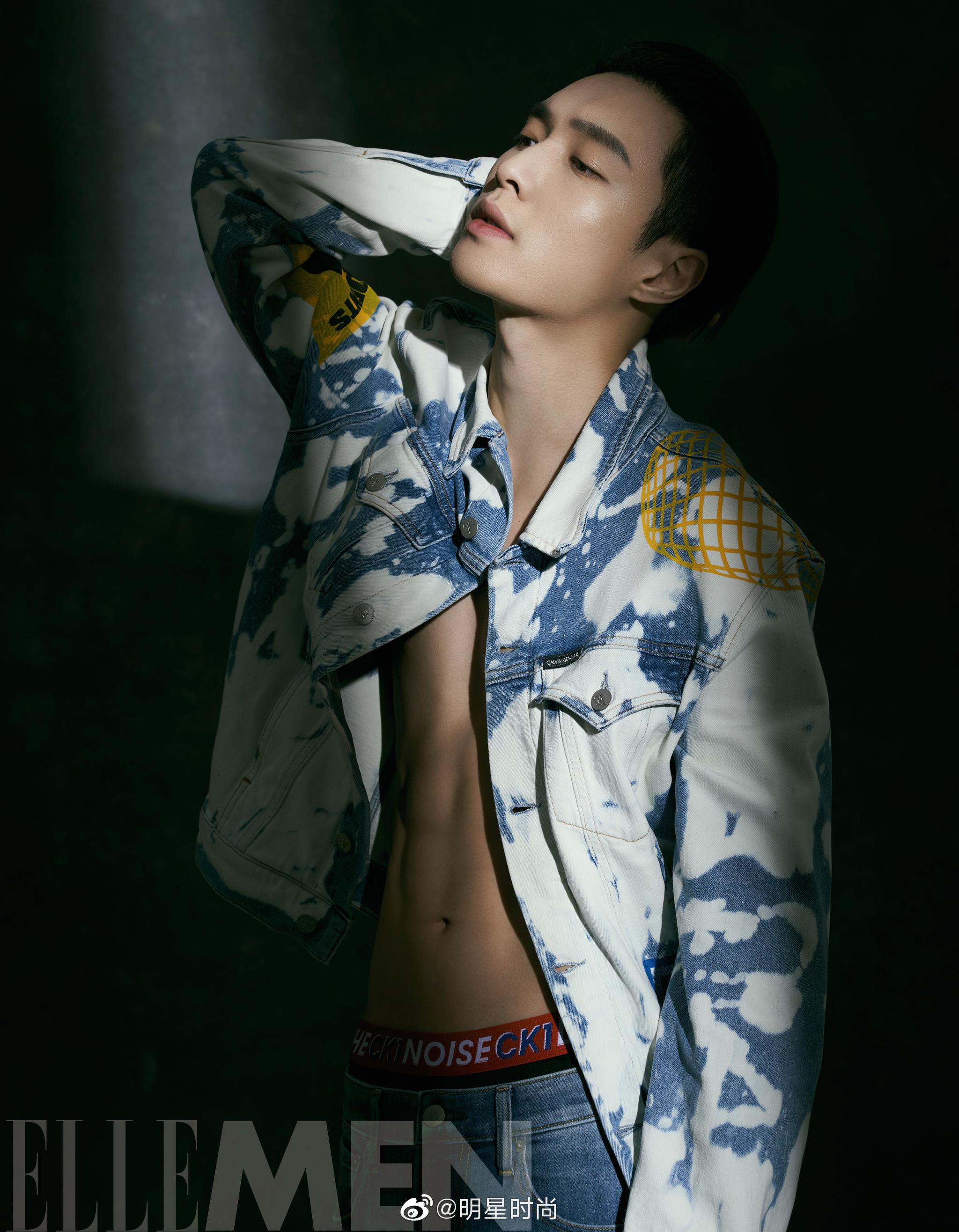 张艺兴登上《ellemen睿士》2月刊,光影交错间尽显优雅风度_高清图集