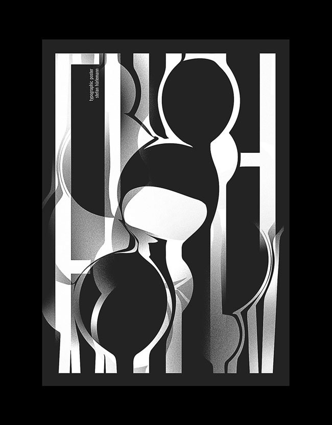 黑白排版海报设计欣赏! by - 设计师 stefan